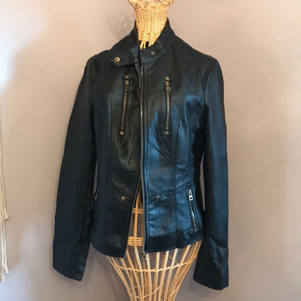 Lulu’s Faux Leather Jacket